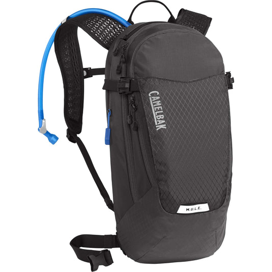 CAMELBAK WOMEN'S M.U.L.E. HYDRATION PACK 12L WITH 3L RESERVOIR 2022: CHARCOAL/BLACK CBWMULE