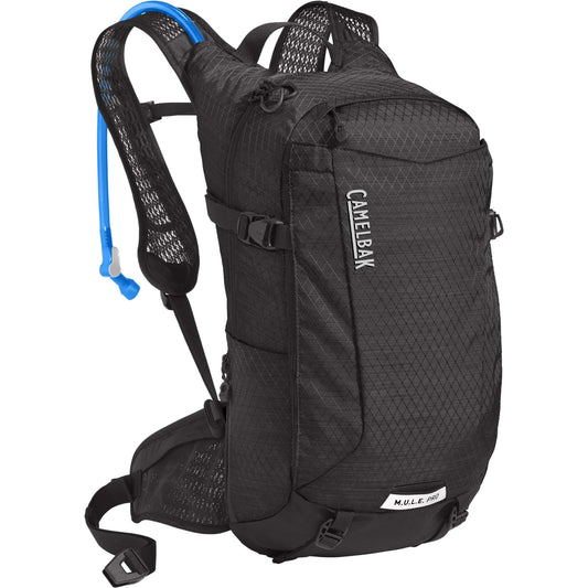 CAMELBAK WOMEN'S M.U.L.E. PRO HYDRATION PACK 14L WITH 3L RESERVOIR 2021: BLACK/WHITE CBWMULPRO