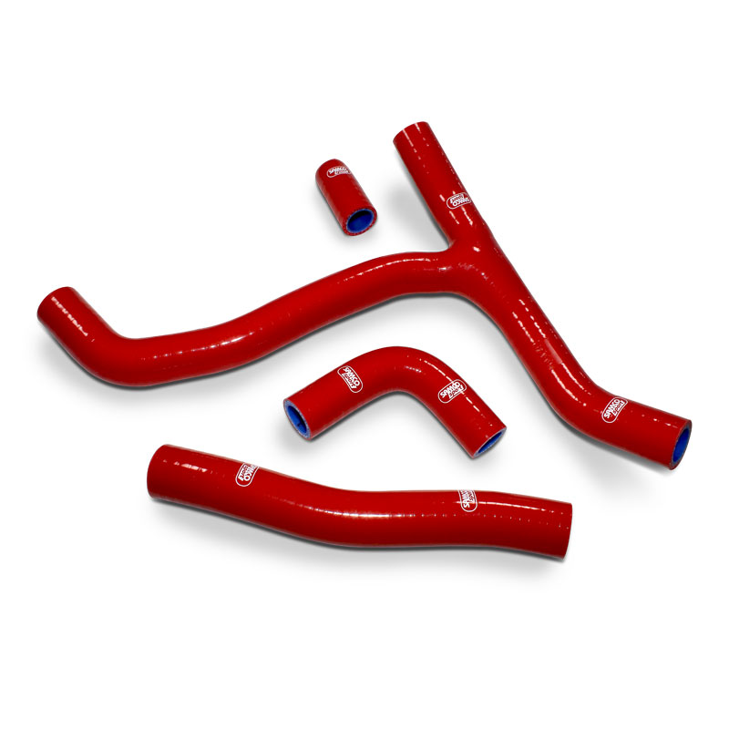 Honda CRF 450 R (Factory Re-Routing Hose Kit) 2017 - 2020 4 Piece SamcoSport Coolant Hose Kit