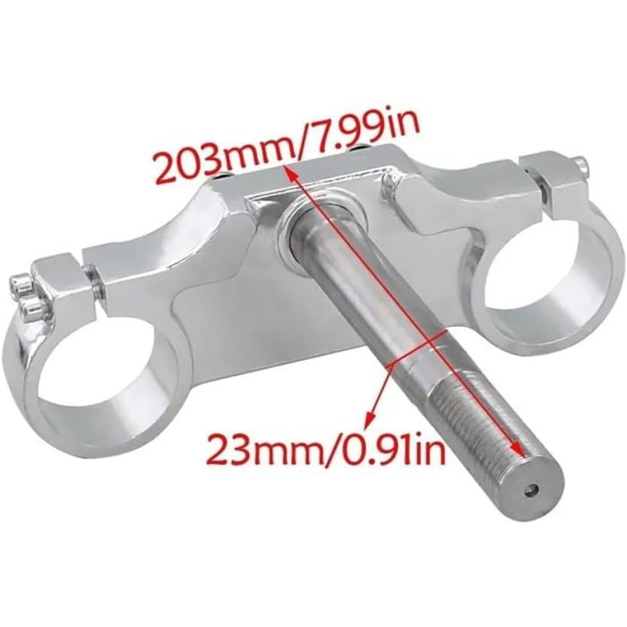 PIT BIKE TRIPLE CLAMPS 45/48MM, 22MM BAR MOUNT