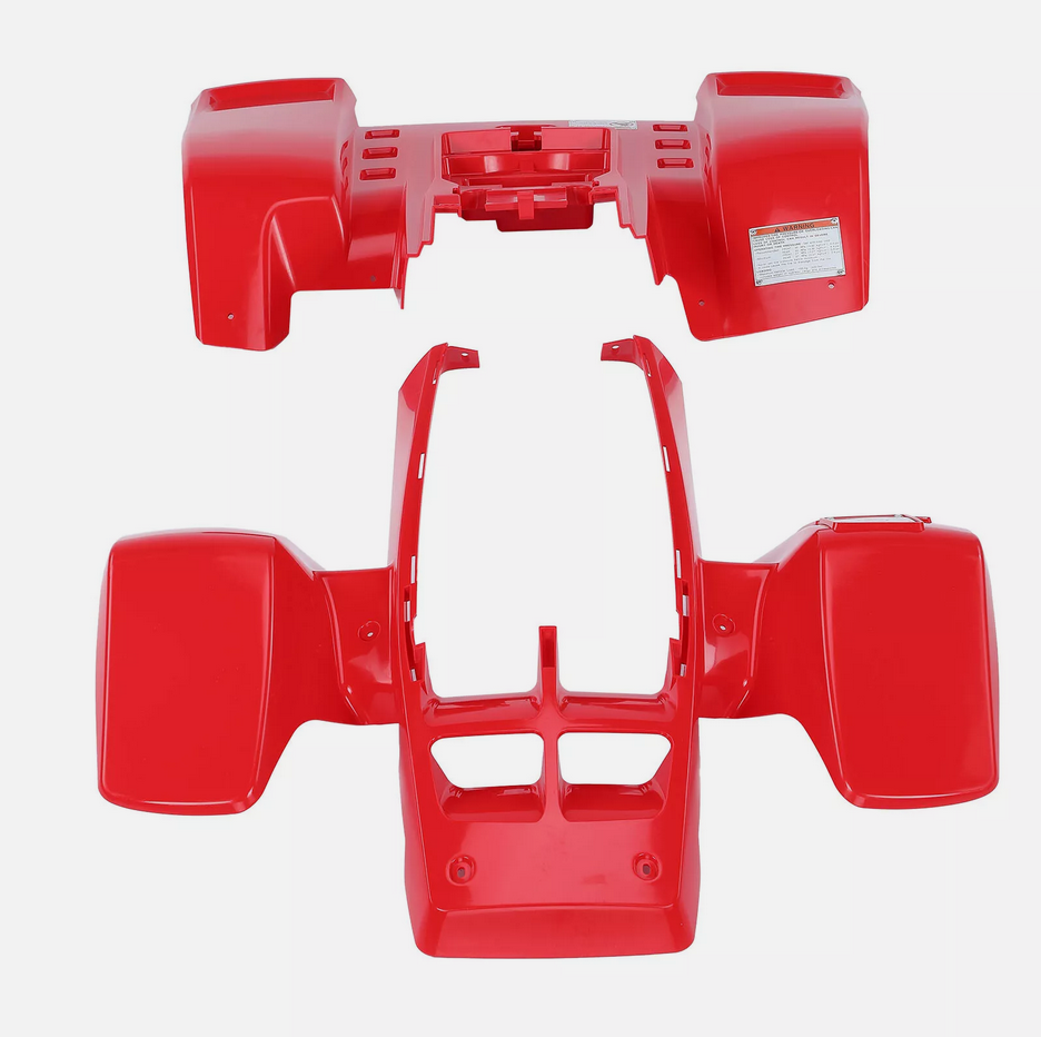 Yamaha Banshee Plastic Kit / Body Set - RED - YFZ 350 1987-2006 - 2GU-W2151-71-00