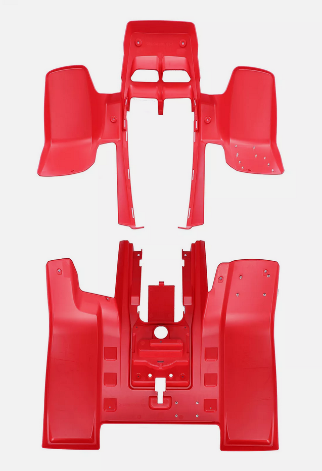 Yamaha Banshee Plastic Kit / Body Set - RED - YFZ 350 1987-2006 - 2GU-W2151-71-00