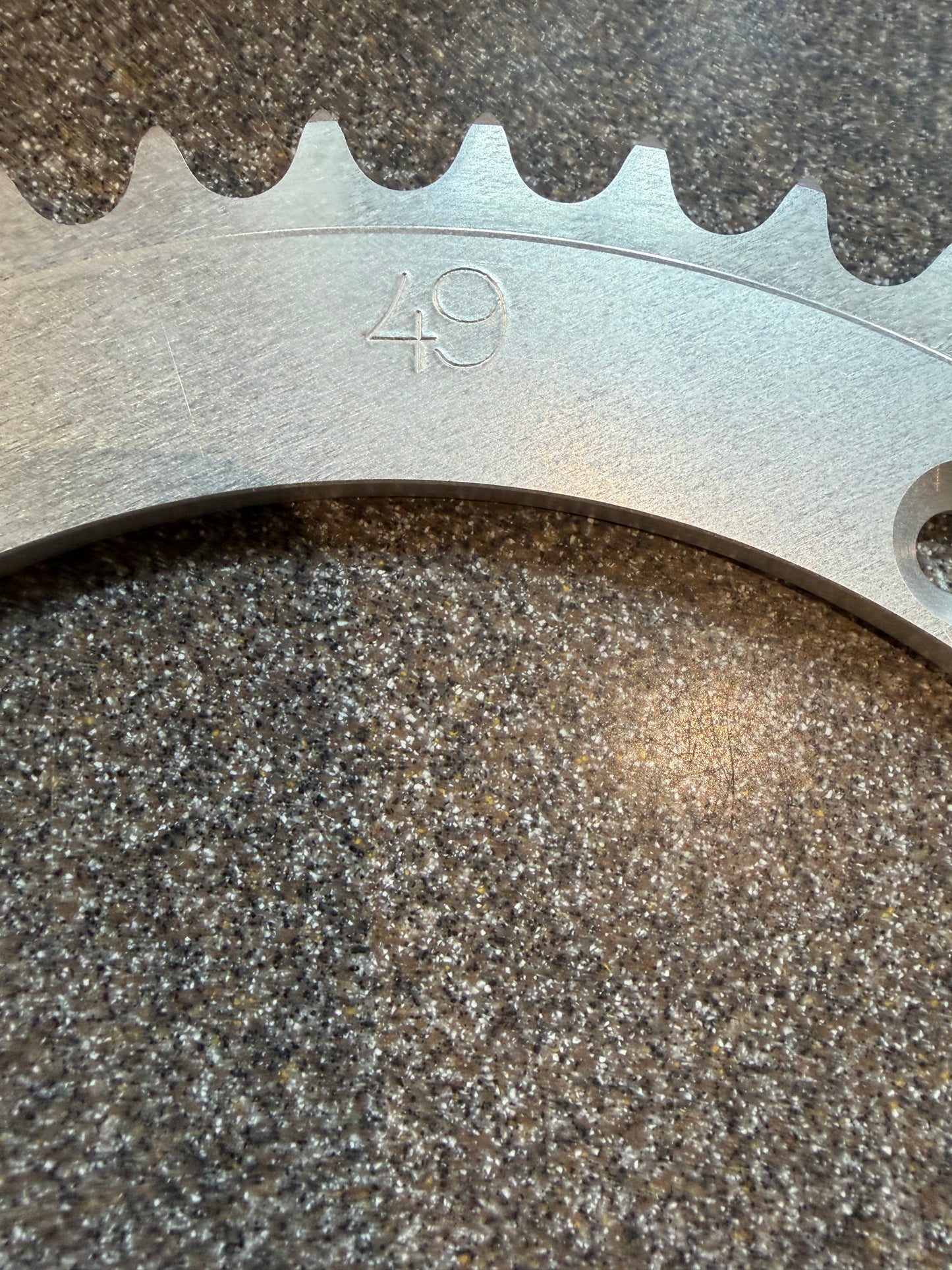 Honda CR250 1978 1979 1980 49T Rear Sprocket Aluminium