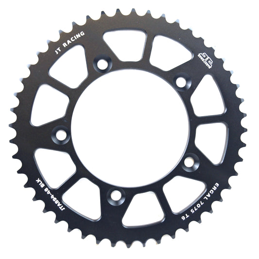 REAR SPROCKET ALLOY BLACK JT, JTA894.48BLK 7075-T6 Aluminium