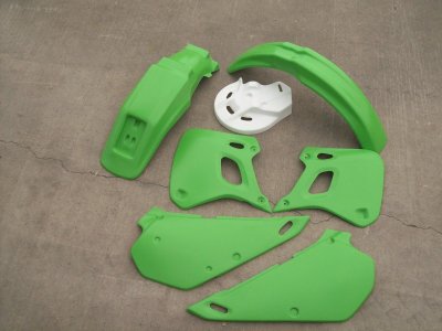 1991 1992 1993 1994 Kawasaki KDX 250 KDX250 Plastic Kit