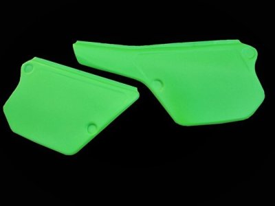 1986 1987 Kawasaki KX 80 Side Panels Number Plates