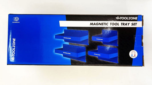 MAGNETIC TOOL TRAY SET 4pc 310x115mm 270x115mm 210x115mm 155x115mm - TOOLZONE KDPAU365