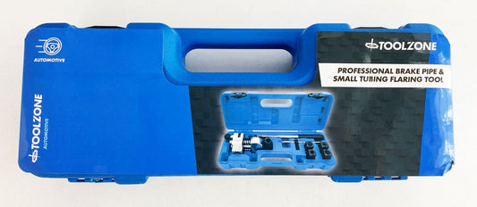 PROFESSIONAL BRAKE FLARING KIT FOR 3/16", 1/4", 5/16", 3/8" TUBES - TOOLZONE KDPAU402