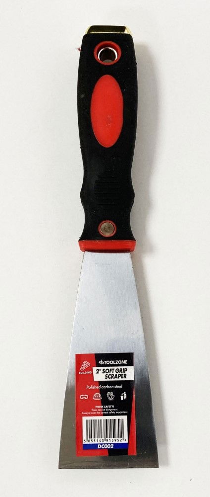 SCRAPER 2" SOFT GRIP HANDLE - TOOLZONE KDPDC002