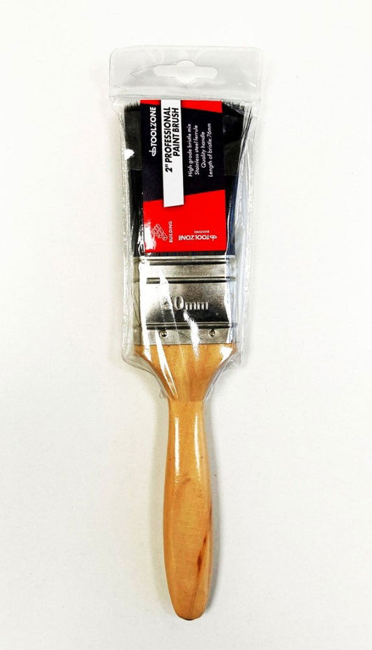 PAINT BRUSH 2" PROFESSIONAL WOODEN HANDLE - TOOLZONE KDPDC136