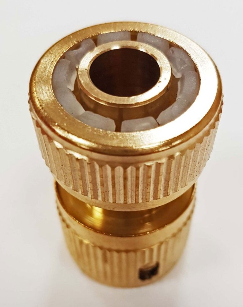 WATER STOP CONNECTOR SOLID BRASS - TOOLZONE KDPGD300