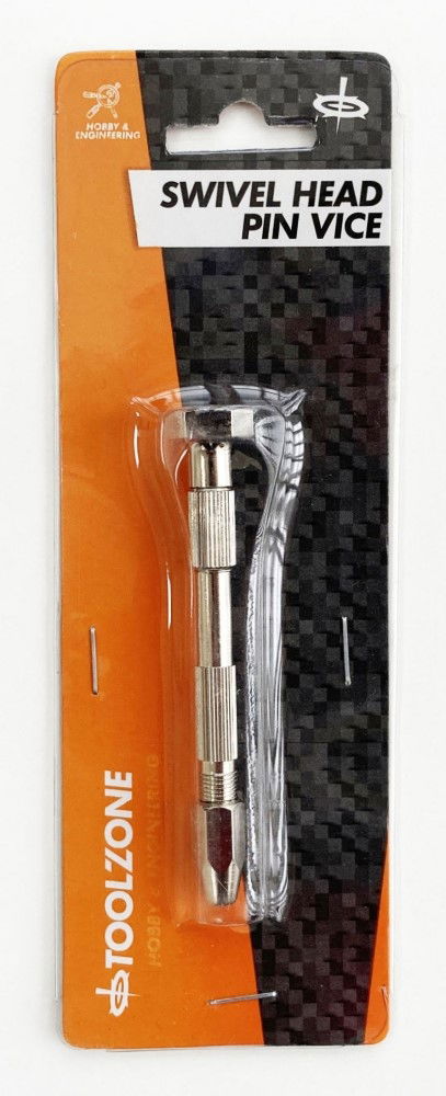 SWIVEL HEAD PIN VICE 2 REVERSIBLE COLLETS 0-2.9mm - TOOLZONE KDPHB204
