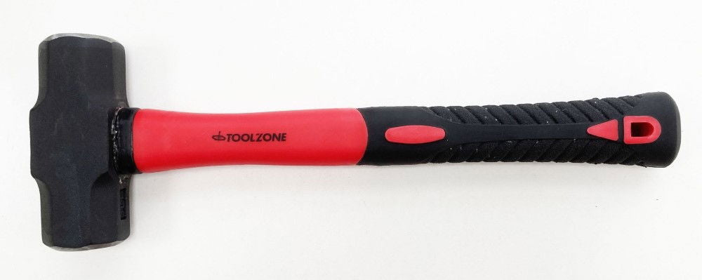MINI SLEDGE HAMMER 3lb FIBREGLASS HANDLE 365mm - TOOLZONE KDPHM085