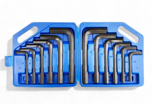 HEX KEY SET JUMBO METRIC AND AF 12pc IN CASE 40CR - TOOLZONE KDPHX024