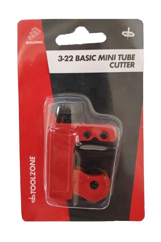 MINI TUBE CUTTER 3-22mm ALUMINIUM BODY HARDENED STEEL BLADE - TOOLZONE KDPPB030
