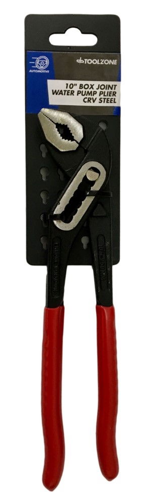 WATER PUMP PLIERS BOX JOINT 10" CRV BLACK FINISH - TOOLZONE KDPPL145