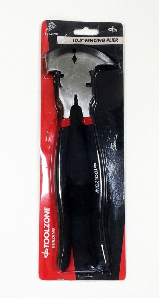 FENCING PLIERS 10.5" DROP FORGED CARBON STEEL DIPPED HANDLE - TOOLZONE KDPPL223