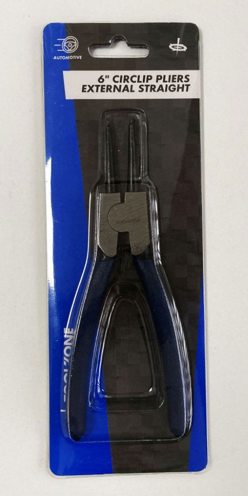 CIRCLIP PLIERS EXTERNAL STRAIGHT 6" CARBON STEEL - TOOLZONE KDPPL239