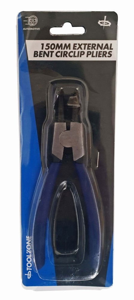 CIRCLIP PLIERS EXTERNAL BENT 6" CARBON STEEL - TOOLZONE KDPPL240