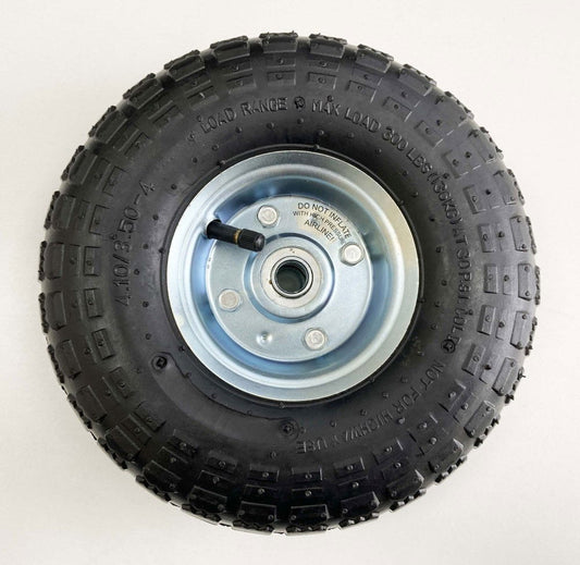 SACK TRUCK SPARE WHEEL SILVER CENTRE 250 x 76mm 16mm BORE - TOOLZONE KDPRM003