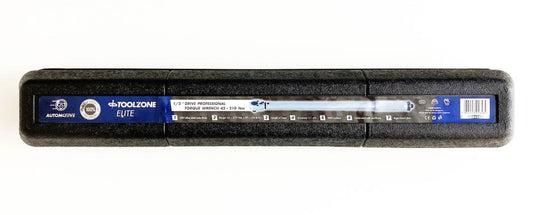 TORQUE WRENCH 1/2" DRIVE 42-210nm CALIBRATION CERTIFICATE LOCKING NUT - TOOLZONE KDPSS021