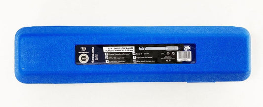TORQUE WRENCH 1/4" DRIVE 5-25nm CALIBRATION CERTIFICATE LOCKING NUT - TOOLZONE KDPSS029