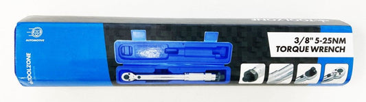 TORQUE WRENCH 3/8" DRIVE 5-25nm - TOOLZONE KDPSS218