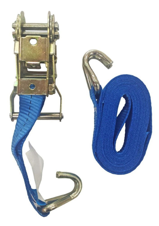 HEAVY DUTY RATCHET TIE DOWN 1" x 4m 400kg CAPACITY - TOOLZONE KDPTD034