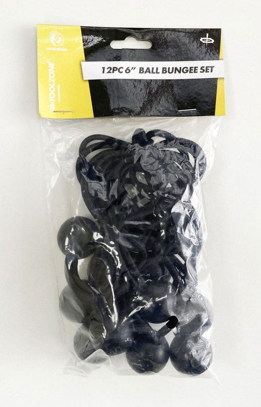 BALL BUNGEES 6" PACK OF 12 - TOOLZONE KDPTD064
