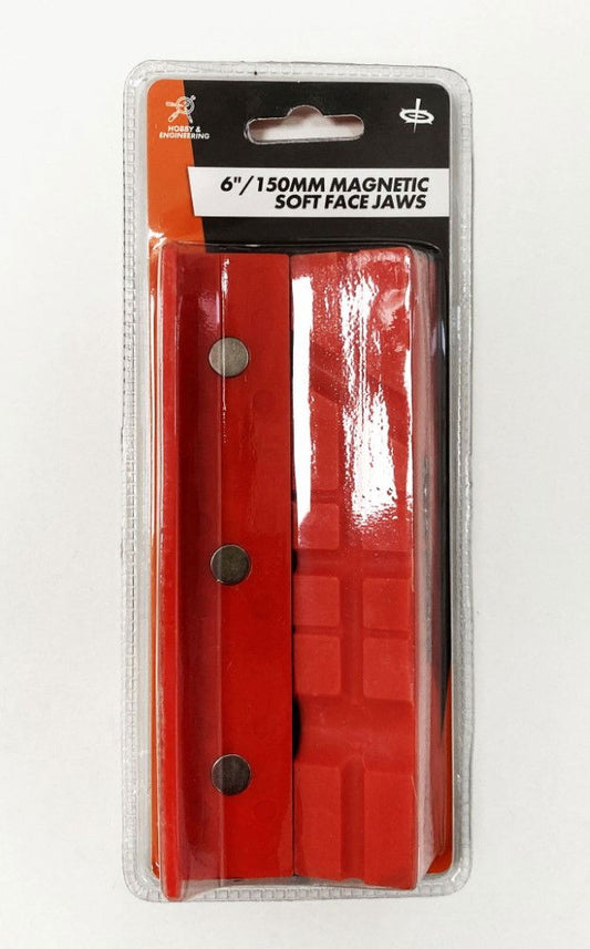 MAGNETIC SOFT VICE JAWS 6" TPU MULTI GROOVE NON-MARKING - TOOLZONE KDPVC048