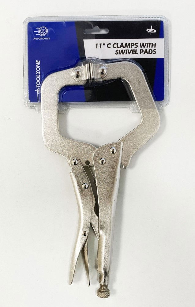 C CLAMP WITH SWIVEL PADS 11" - TOOLZONE KDPWH002