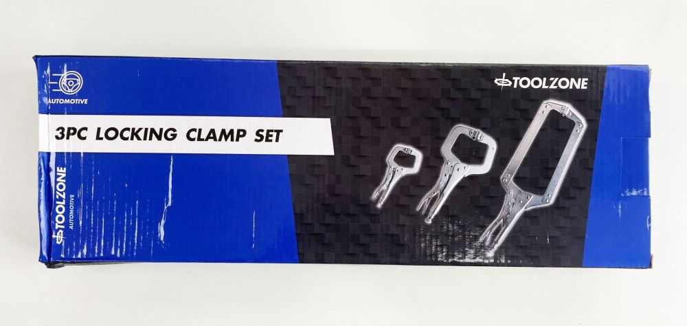 C CLAMP SET 3 PIECE 6" 11" 18" WITH SWIVEL PADS - TOOLZONE KDPWH042