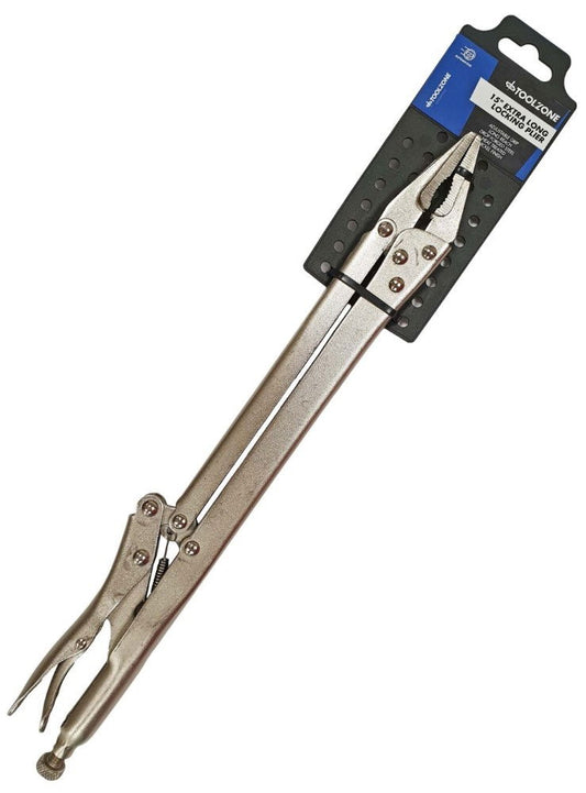 LOCKING PLIER EXTRA LONG 15" - TOOLZONE KDPWR121