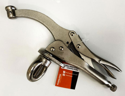 LOCKING PLIERS DRILL PRESS CLAMP 9" - TOOLZONE KDPWR178