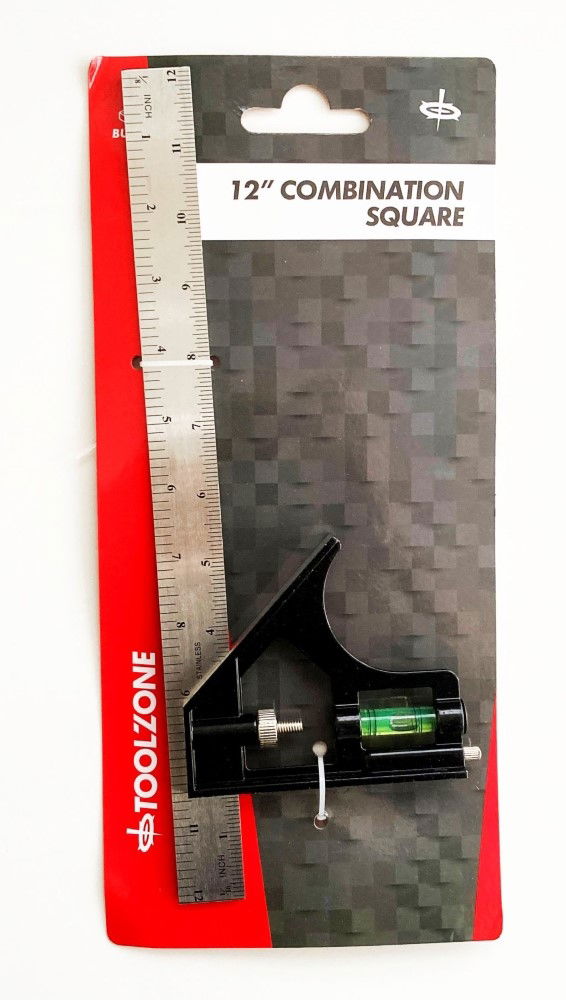 COMBINATION SQUARE 12" METRIC AND IMPERIAL - TOOLZONE KDPWW016