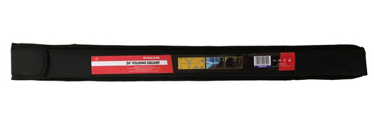 FOLDING ALUMINIUM SQUARE 24" DUAL MARKED METRIC IMPERIAL - TOOLZONE KDPWW152