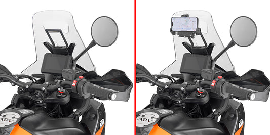 Kappa KFB7716 Kappa GPS / Phone Mounting Bar KTM 790 Adventure 2023–2026 KFB7716