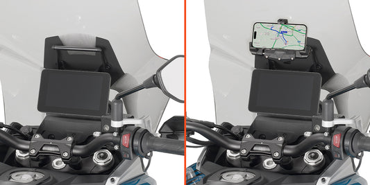 Kappa KFB9701 Kappa GPS / Phone Mounting Bar QJ MOTOR SRT 600 SX 2024–2026 KFB9701