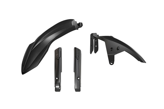 FRONT FENDER & FORK GUARD KIT 3PCS YAMAHA T7 700 R-TECH BLACK R-KITT7F-NR0-024