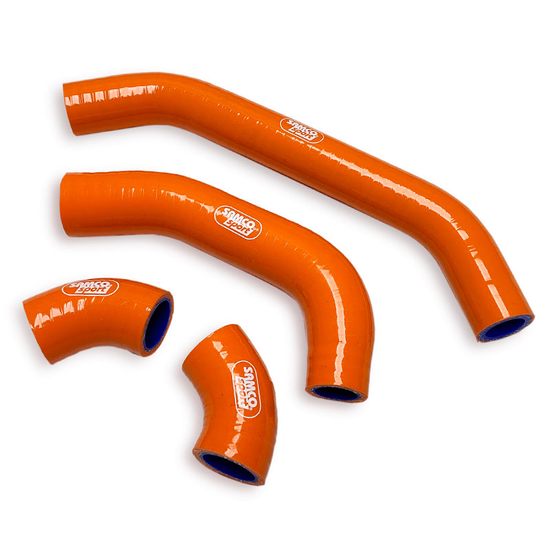 SAMCO HOSE KIT KTM HSQ 125 23-24 OEM, 4 PIECE KIT, ORANGE, KTM-131 OR