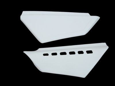 1983 KTM 420 495 Side Panels White