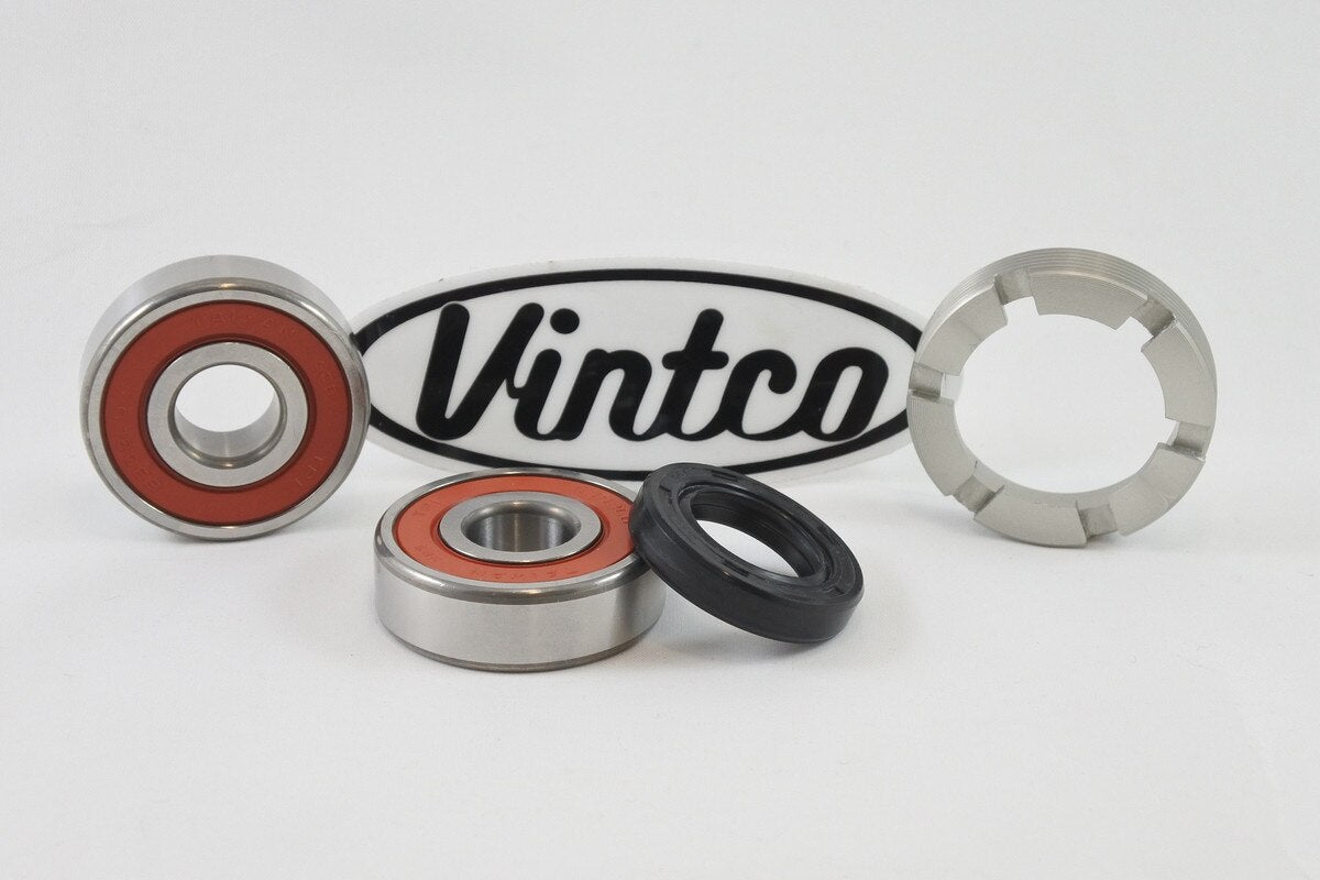 Vintco Rear Wheel Bearing Kit with Retainer for (1974-1978) Honda CR125