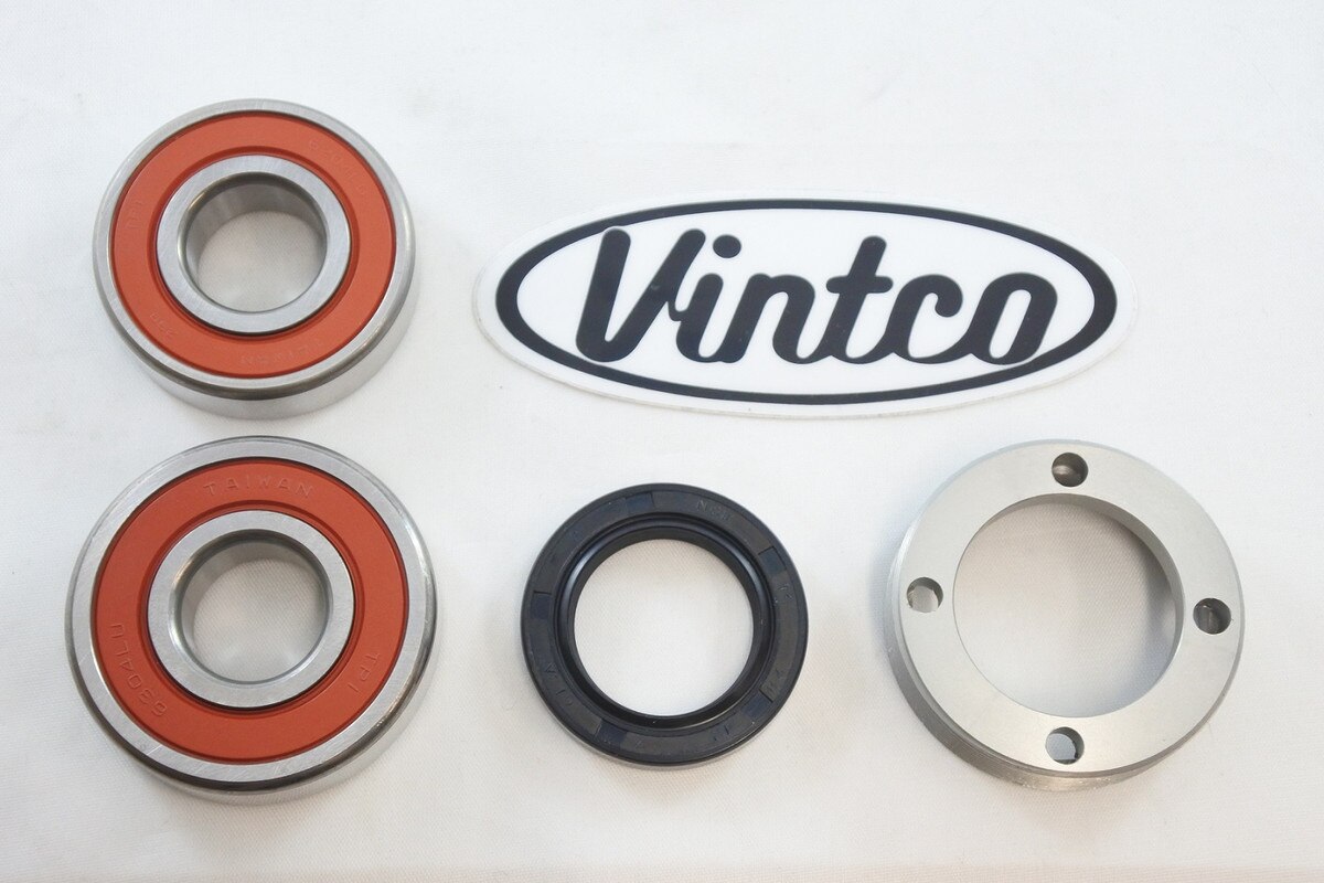 Vintco Rear Wheel Bearing Kit with Retainer for (1981) Honda CR450