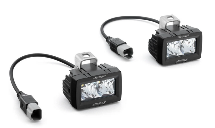 DUAL LED 3" X 1.5" CUBE POD LIGHTS KIT 12/24V, SUPERATV LB3-CL-006