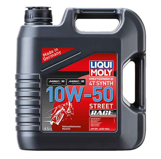 ENGINE OIL 4T SYNTHETIC 10W-50 STREET RACE 4L LIQUI MOLY - 1686