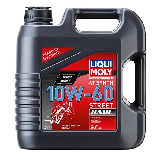 ENGINE OIL 4T SYNTHETIC 10W-60 STREET RACE 4L LIQUI MOLY - 1687