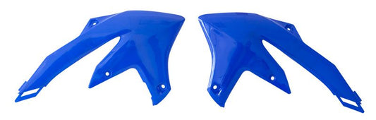 RADIATOR SCOOPS 2023-24 YZ450F YAMAHA BLUE, RTECH R-CVYZFBL0023