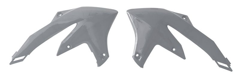 RADIATOR SCOOPS 2023-24 YZ450F YAMAHA QUANTUM GREY, RTECH R-CVYZFGR0023
