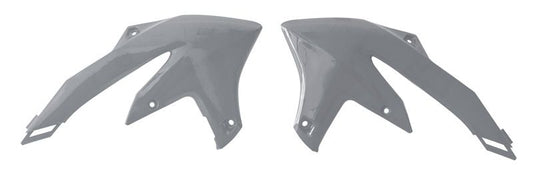 RADIATOR SCOOPS 2023-24 YZ450F YAMAHA QUANTUM GREY, RTECH R-CVYZFGR0023