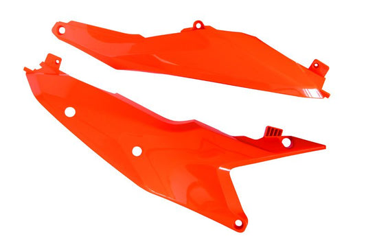 SIDE PANELS 2023-24 SX/SX-F, 2024 EXC/EXC-F KTM, ORANGE, RTECH R-FIKTMAR0023